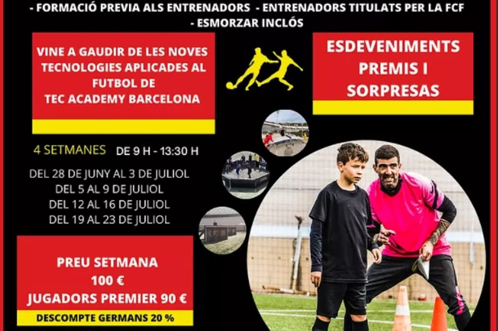 Campus de Verano Premier Barcelona & Tec Academy Barcelona 1